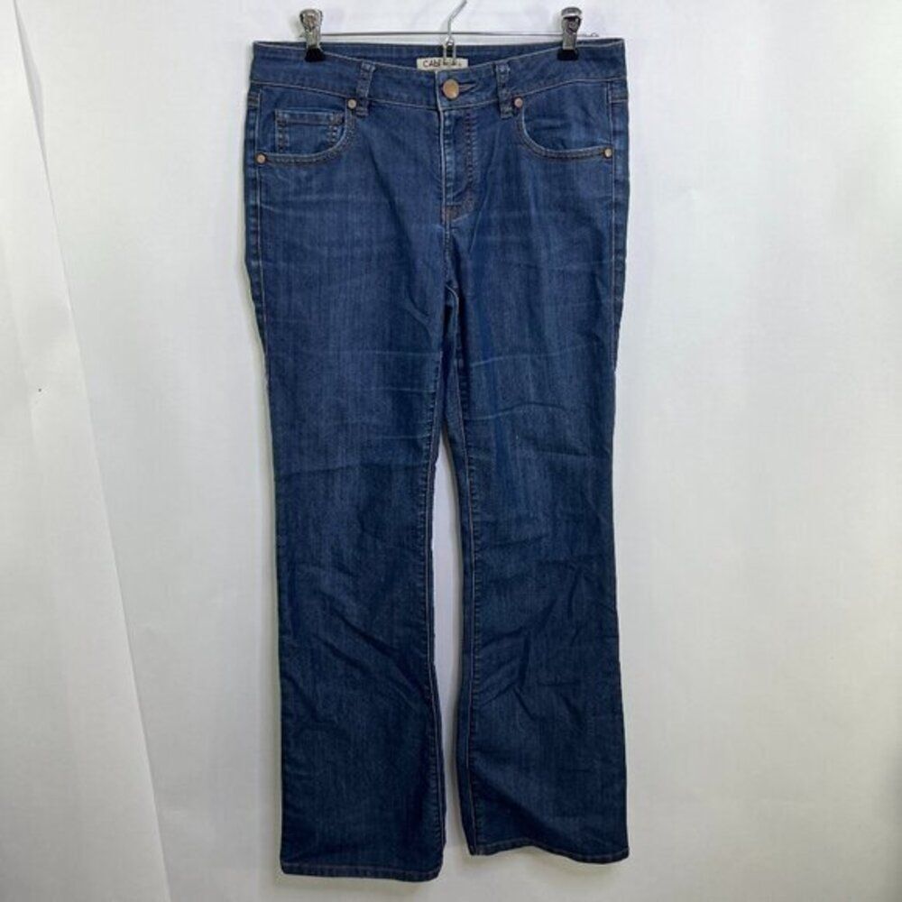 Cabi Jeans 6 203R Bootcut Dark Wash Denim Blue Mid Rise Regular 31 Inseam